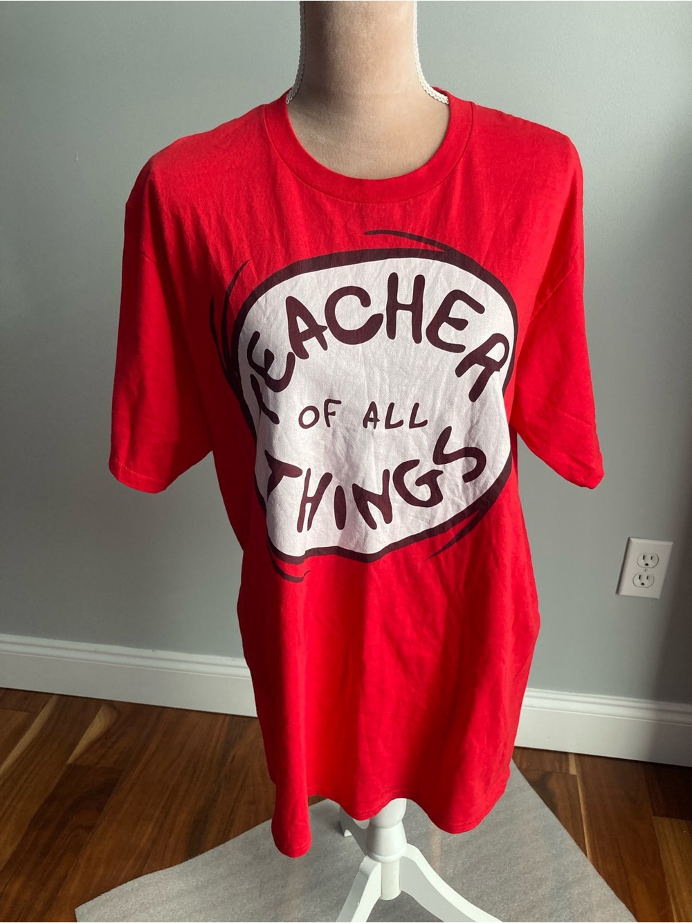 ⭐️⭐️ Port and Company Red 'Teacher of All Things' Graphic Tee